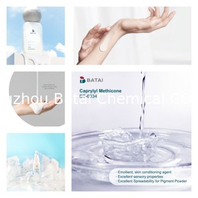 Caprylyl methicone De ultieme refractie-index n/20D 1.4100 1.4200 Ingrediënt voor huidverzorgingsmiddelen
