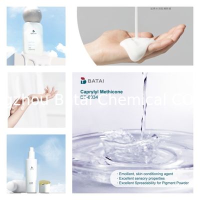 Caprylyl methicone De ultieme refractie-index n/20D 1.4100 1.4200 Ingrediënt voor huidverzorgingsmiddelen