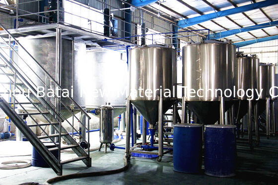 Wit poeder lichtverspreidende stof