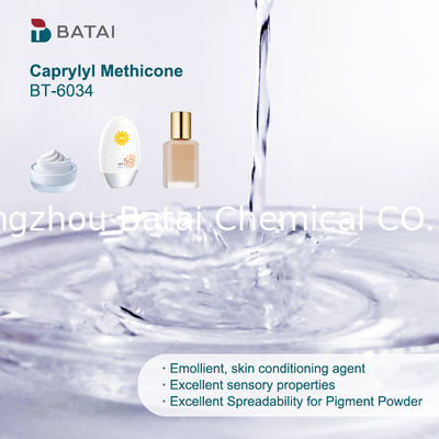 Oplossend Siliconen INCI Caprylyl Methicone Octyltrimethicone met Goede Smeerbaarheid voor Foundation