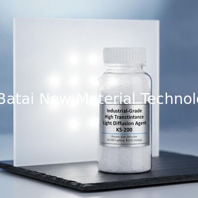 Industrieel hoog doorlaatbare lichtdiffusiemiddel KS-200 zorgt voor een gelijkmatige diffusie voor LED-verlichting en LCD-displays